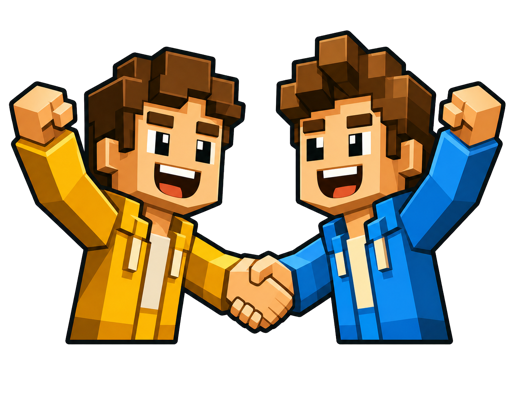 BenJam Games — two brothers shaking hands